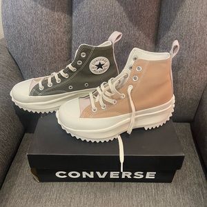 Brand new platform converse sneakers